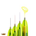 Stylo-bille rétractable 4colours 3 + 1 fluo bic