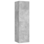 vidaXL Ensemble de meuble TV 8 Pièces Gris béton Aggloméré