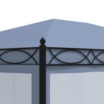 vidaXL Tonnelle avec moustiquaire 3x4 m Anthracite Acier