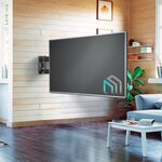 Onkron m7l blk support tv mural pour des téléviseurs de 40 à 75 pouces noir