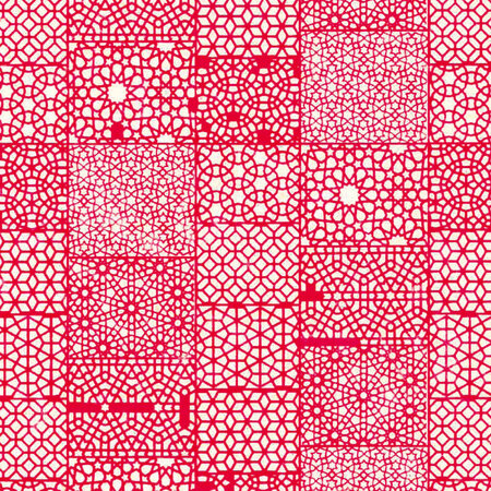 PAPERTREE 50*70 100g VITRAUX Jali Rouge - Lot de 10 feuilles