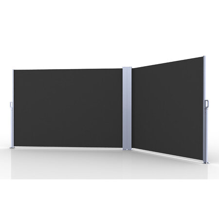 Paravent extérieur rétractable phoenix gris  600 x 180 cm