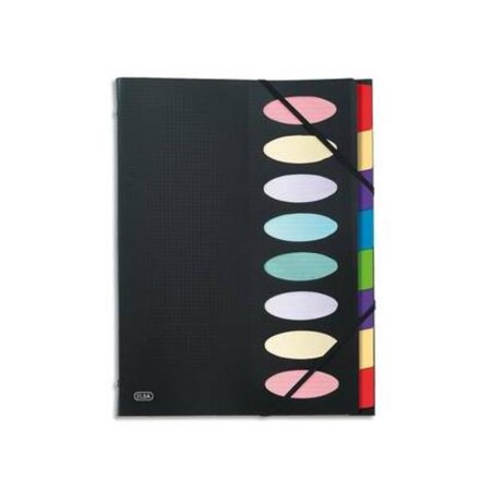 Trieur memphis, 240 x 320, 8 index, noir ELBA