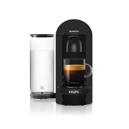 Machine à café nespresso vertuo plus krups yy3922fd - noir mat