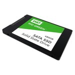 WESTERN DIGITAL SSD WD Green WDS480G2G0A - 2.5 Interne - 480 Go - SATA/600 - 545 Mo/s Taux de transfer maximale en lecture