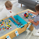 Kidkraft table de jeu et briques de construction play n store naturel