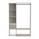 Dressing complet - FLOWER - Chêne - 119 1 x 39 6 x 183 cm - DEMEYERE