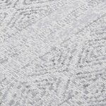vidaXL Tapis Gris clair 160x230 cm Coton