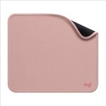 Tapis de souris durable - logitech - série studio - glissement facile - rose