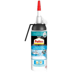 Silicone sanitaire pour douche & salle de bain  blanc pattex