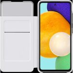 Etui smart view samsung galaxy a52 4g/5g blanc