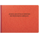 Journal de recettes et dépenses des professions libérales, 80 pages, 27 x 38 cm