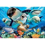 EDUCA PUZZLE 100 SELFIE SOUS L'EAU