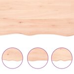 vidaXL Dessus de table 160x60x4 cm bois de chêne massif non traité