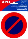 Pictogramme interdiction de se stationner 114x114 mm apli
