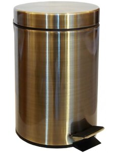 Poubelle de douche HOTEL en acier ø 17cm / 3L