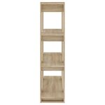 vidaXL Bibliothèque/Séparateur de pièce Chêne Sonoma 100x30x123 5 cm