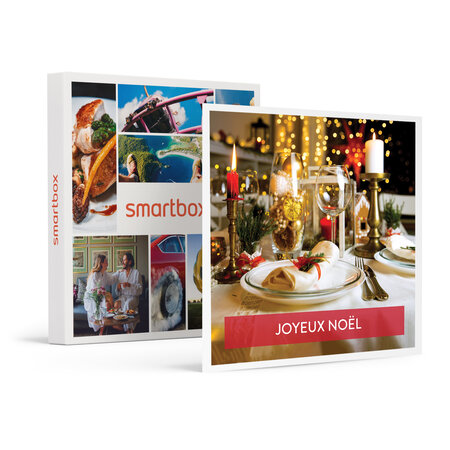 SMARTBOX - Coffret Cadeau Dîner avec boissons pour 2 personnes : le cadeau de Noël des gourmets -  Gastronomie