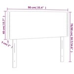 vidaXL Tête de lit Crème 90x5x78/88 cm Similicuir
