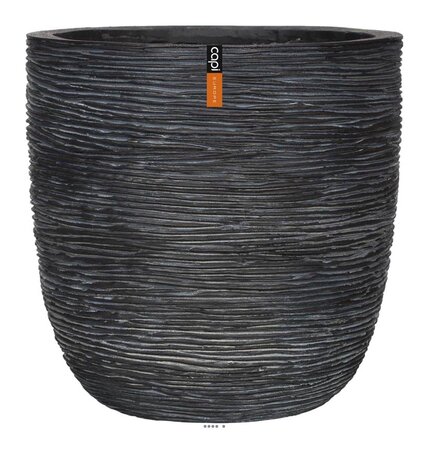 Bac fibres et magnesium hilo ext. Eggpot d 54 x h52 cm noir - dimhaut: h 52 cm - couleur: noir