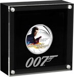 Pièce de monnaie en Argent 50 Cents g 15.57 (1/2 oz) Millésime 2022 James Bond 007 WORLD IS NOT ENOUGH