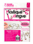 Plastique dingue Transparent et blanc 7 feuilles