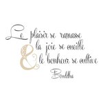 Stickers muraux zen citation bouddha