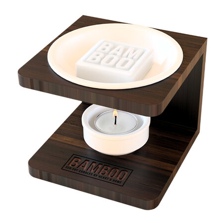 Diffuseur de cire en bambou Heart and Home