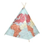 Sunny Tente de jeu World Map Multicolore