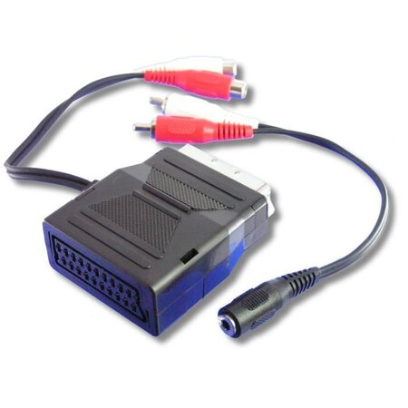 LINEAIRE PG2RK Péritel gigogne / 2 x RCA femelle + adaptateur