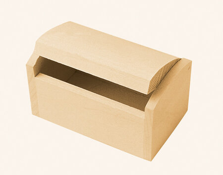 Coffret en bois miniature 7 x 4 x 3 8 cm