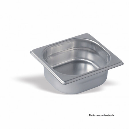 Bac gastro inox gn 1/6 - h 100 mm - pujadas -  - inox1.6