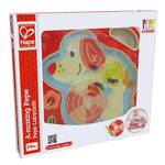 Hape jeu de labyrinthe a-mazing pepe rouge e1711