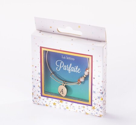 Bracelet  a avec perles blanches