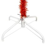 vidaXL Sapin de Noël étroit Rouge 150 cm