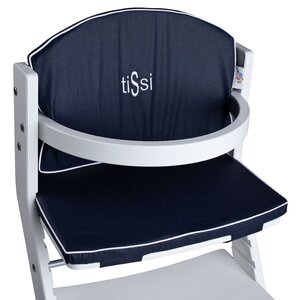 tiSsi Coussin de siège pour chaise haute Bleu foncé