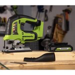 Greenworks Scie sauteuse sans balai 24 V