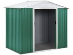 Abri de jardin métal "Rosas" 2 71 m² avec abri bûche