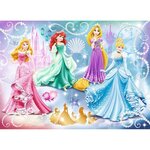 Puzzle 100 p - princesses étincelantes / disney princesses