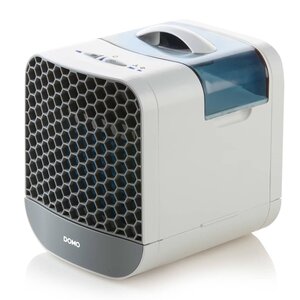 DOMO Refroidisseur d'air de bureau 21 cm 6 W Gris et blanc