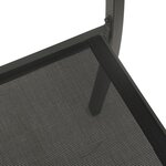 vidaXL Mobilier de salle à manger d'extérieur 9 pc Acier