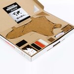 MiMi Innovations Décoration carte monde murale Bois Marron 180x108 cm