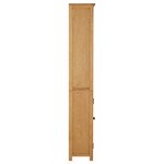 vidaXL Bibliothèque avec 2 portes 70x30x180 cm Bois de chêne massif