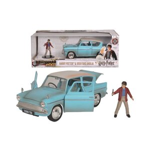 MAJORETTE Harry Potter Ford Anglia 1959 + Figurine - 1/24eme