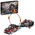 Lego technic 42106 le spectacle de cascades du camion et de la moto