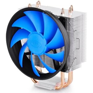 Deepcool gammaxx 300 processeur refroidisseur 12 cm noir  bleu  acier inoxydable 1 pièce(s)