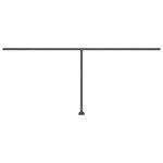 vidaXL Auvent automatique sur pied 600x300 cm Anthracite