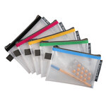 Pochette À Fermeture Éclair En Plastique Souple - X 10 - Exacompta