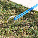 Lot de 20 pitons fixes gazon en inox 29 cm
