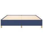 vidaXL Cadre de lit Bleu 180 x 200 cm Tissu